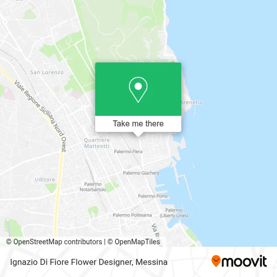 Ignazio Di Fiore Flower Designer map
