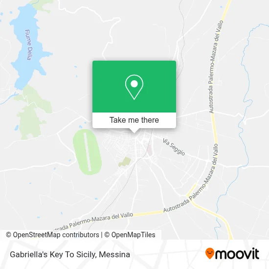 Gabriella's Key To Sicily map