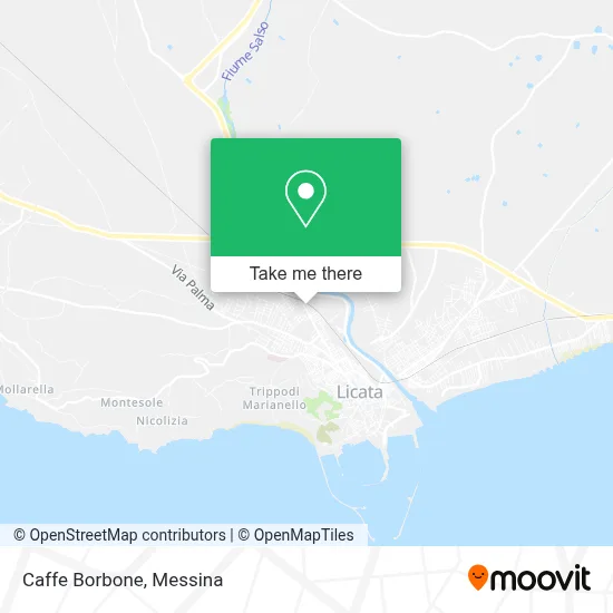 Caffe Borbone map
