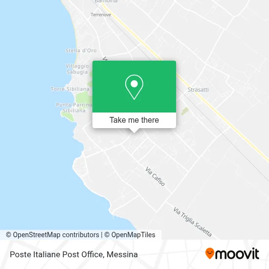 Poste Italiane Post Office map