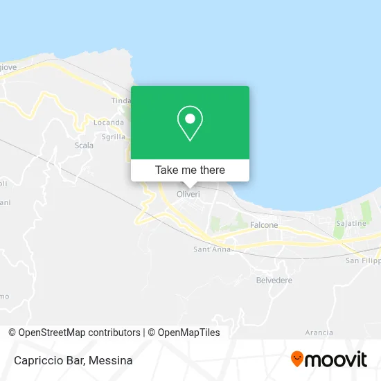 Capriccio Bar map