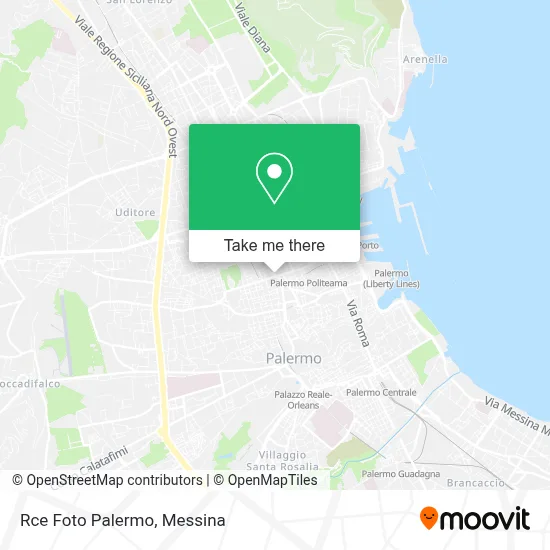 Rce Foto Palermo map