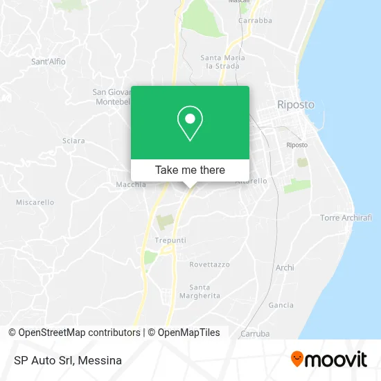 SP Auto Srl map