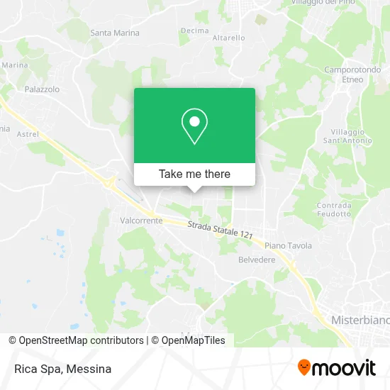 Rica Spa map