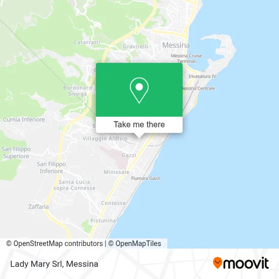 Lady Mary Srl map