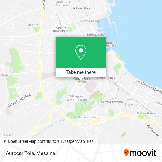 Autocar Toia map