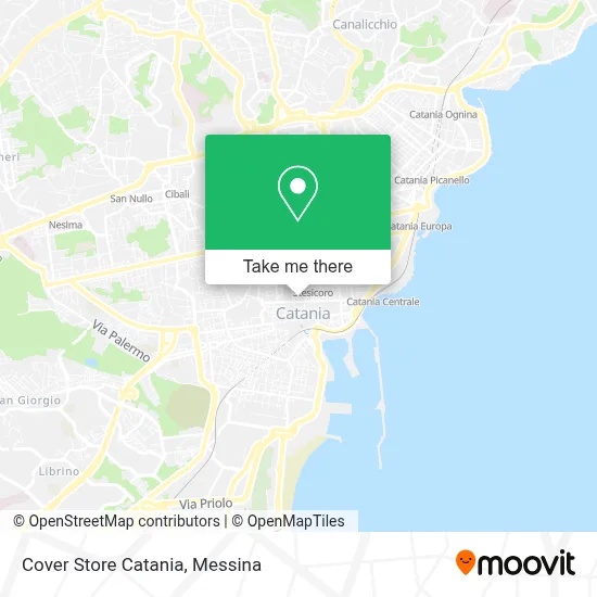 Cover Store Catania map