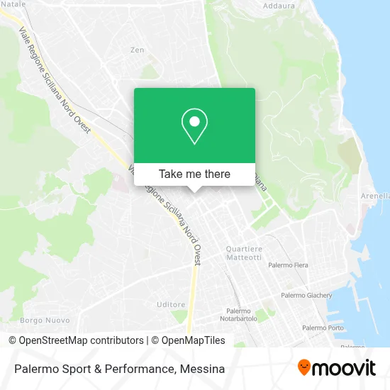 Palermo Sport & Performance map