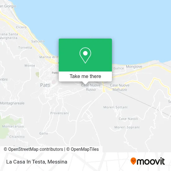 La Casa In Testa map