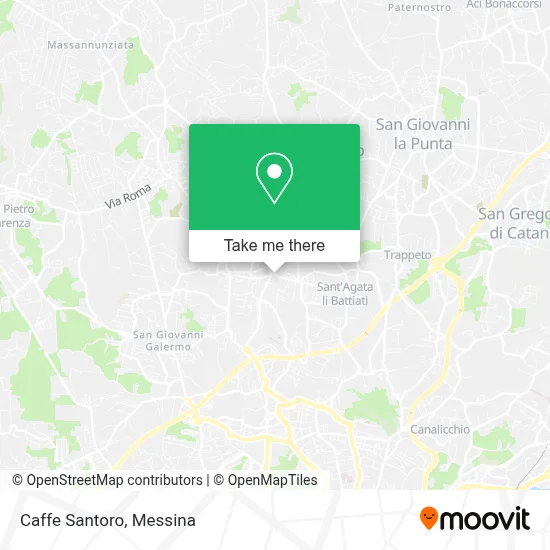 Caffe Santoro map