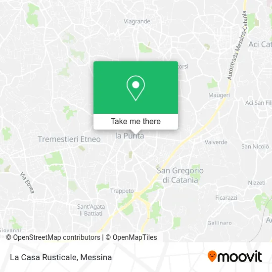 La Casa Rusticale map