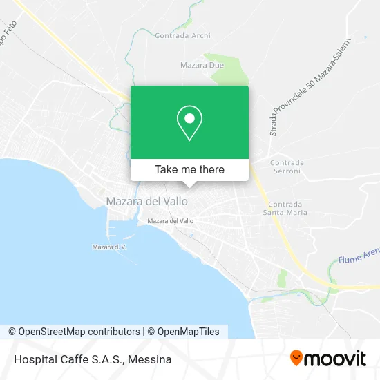 Hospital Caffe S.A.S. map
