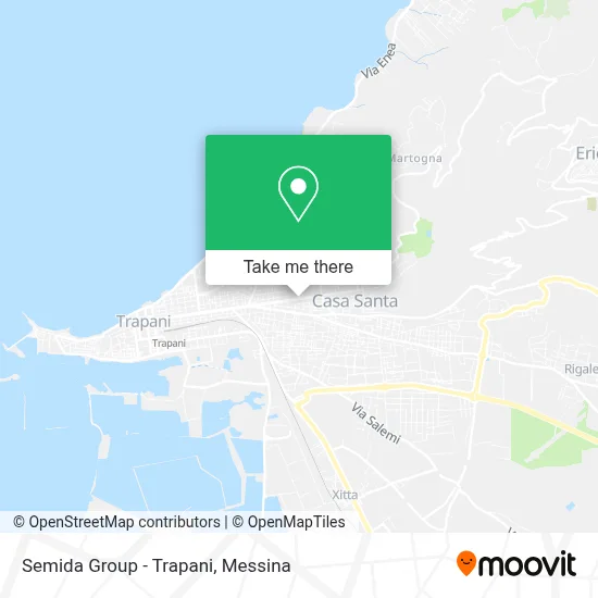 Semida Group - Trapani map