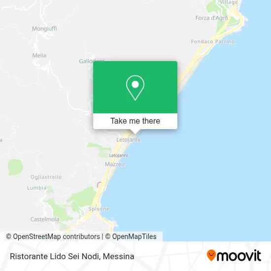 Ristorante Lido Sei Nodi map