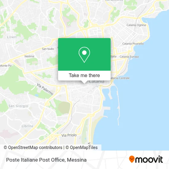 Poste Italiane Post Office map