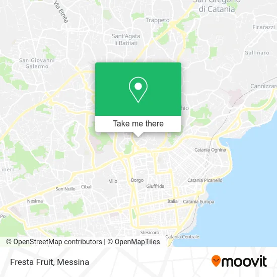 Fresta Fruit map