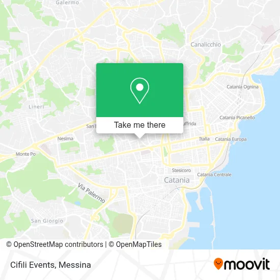 Cifili Events map