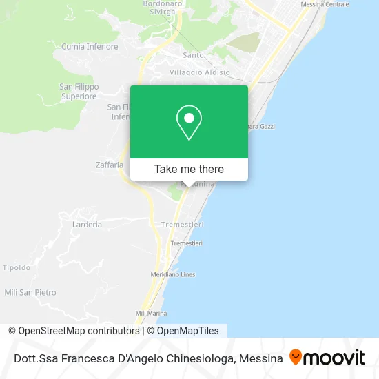 Dott.Ssa Francesca D'Angelo Chinesiologa map