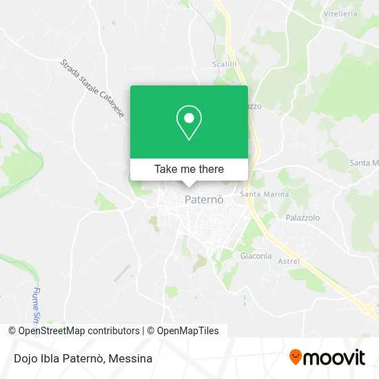 Dojo Ibla Paternò map