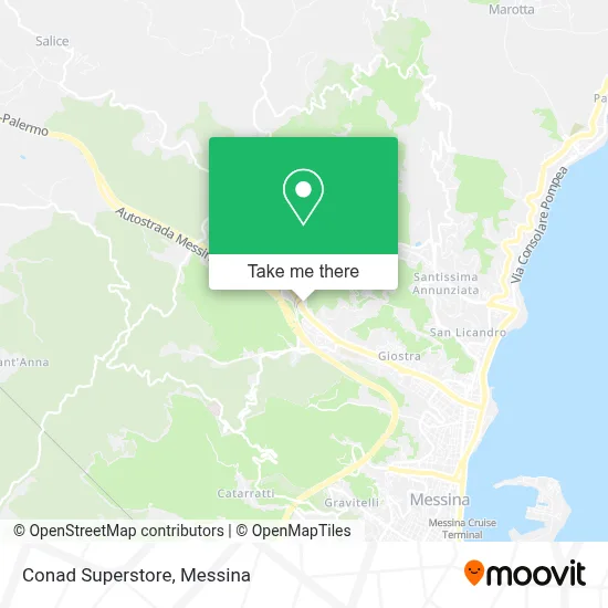 Conad Superstore map