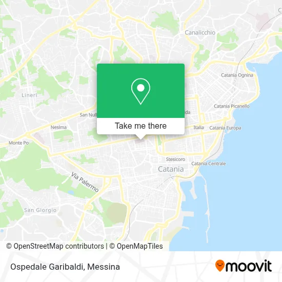 Ospedale Garibaldi map