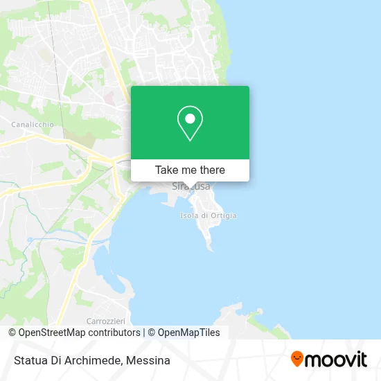 Statua Di Archimede map