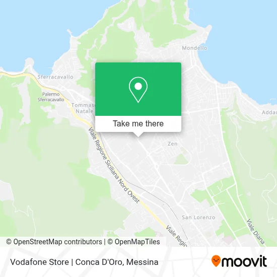 Vodafone Store | Conca D'Oro map