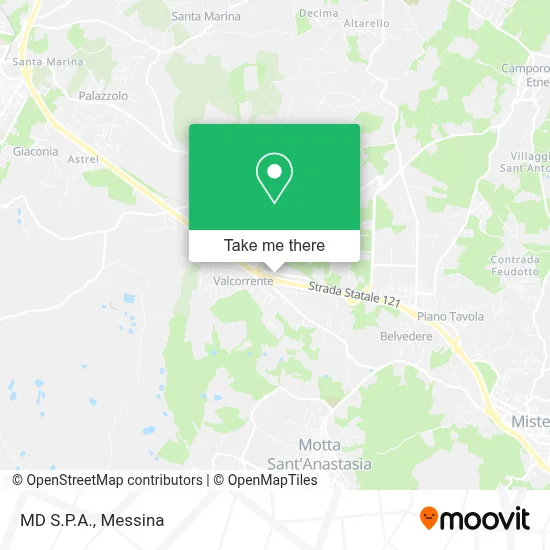 MD S.P.A. map