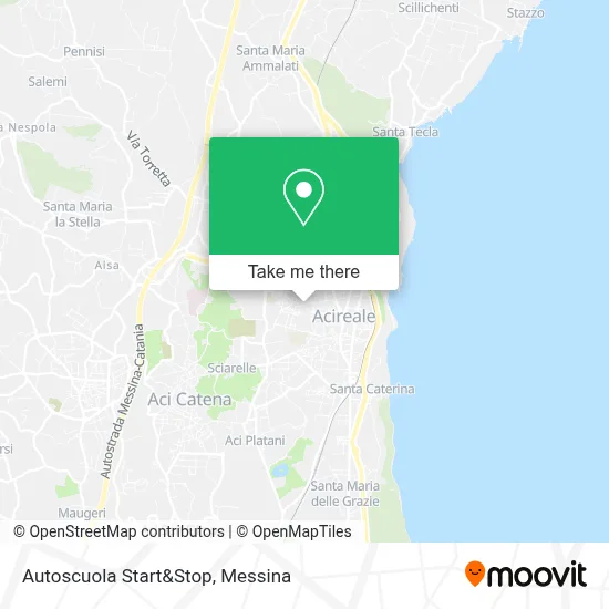 Autoscuola Start&Stop map