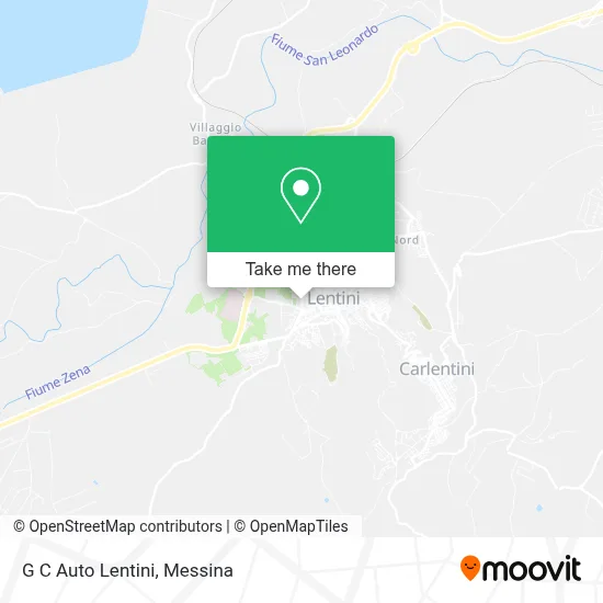 G C Auto Lentini map