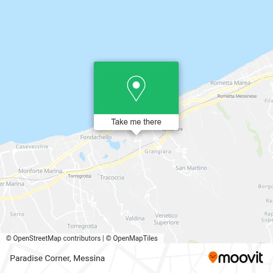 Paradise Corner map
