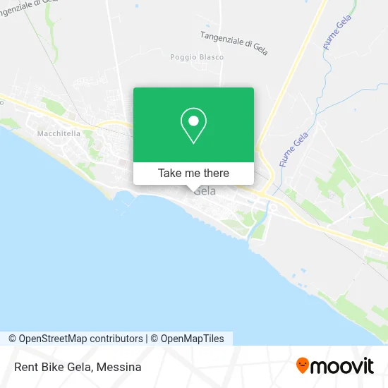 Rent Bike Gela map