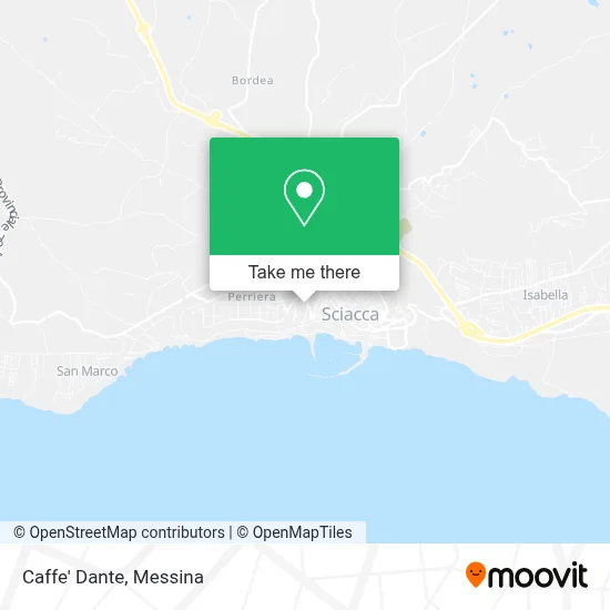 Caffe' Dante map