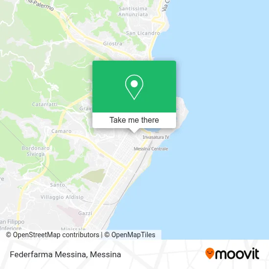 Federfarma Messina map