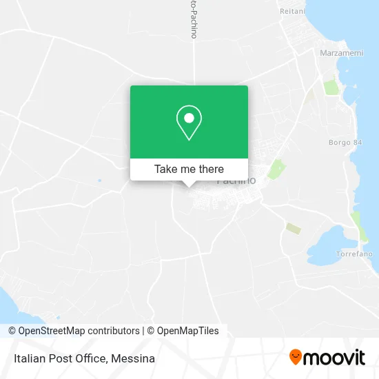 Italian Post Office map