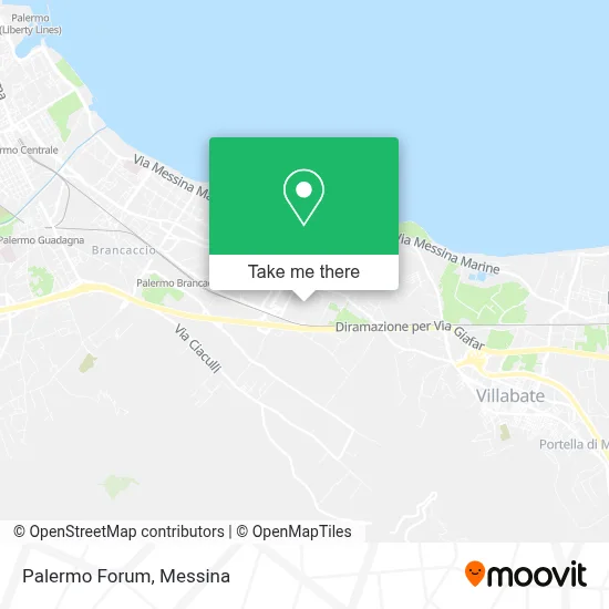 Palermo Forum map