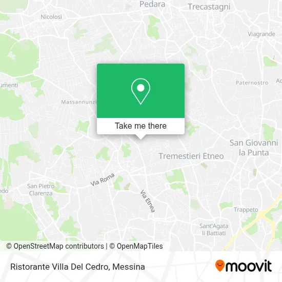Ristorante Villa Del Cedro map