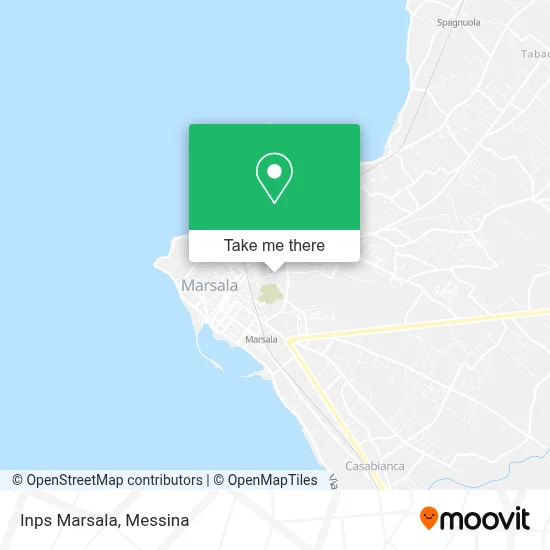 Inps Marsala map