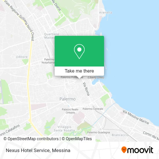Nexus Hotel Service map
