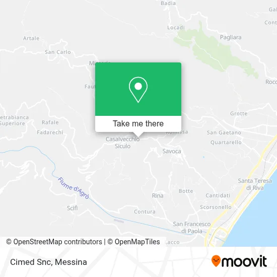 Cimed Snc map