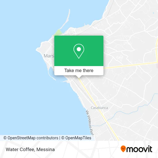 Water Coffee map