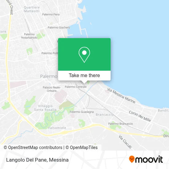 Langolo Del Pane map