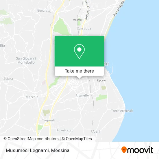 Musumeci Legnami map