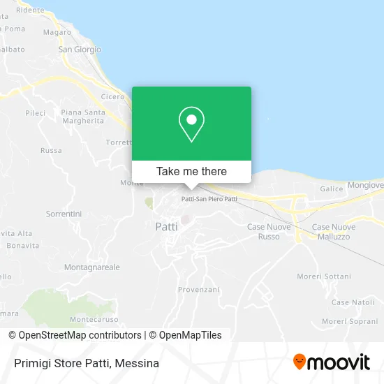 Primigi Store Patti map