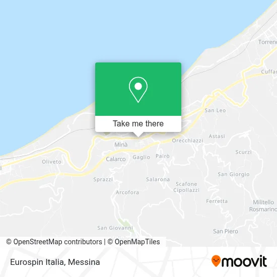 Eurospin Italia map