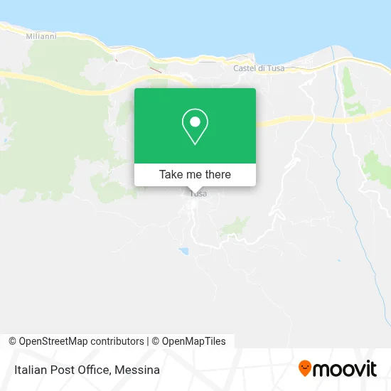 Italian Post Office map