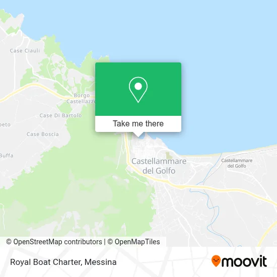 Royal Boat Charter map