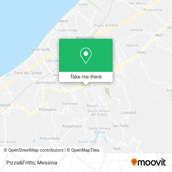 Pizza&Fritto map