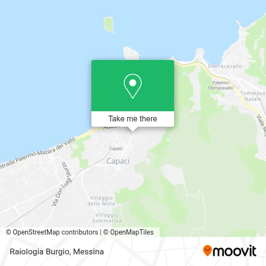 Raiologia Burgio map