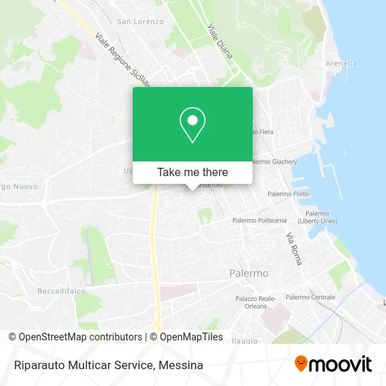 Riparauto Multicar Service map